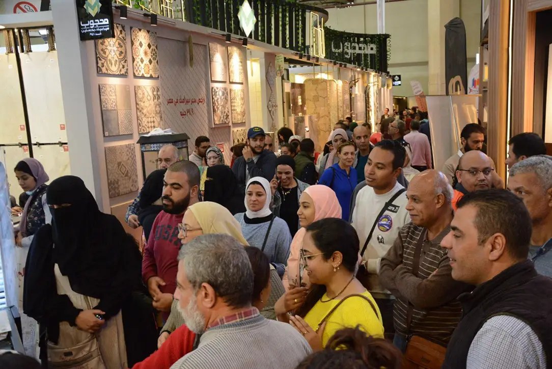 Ceramic tile brand booth at Ceramica Market