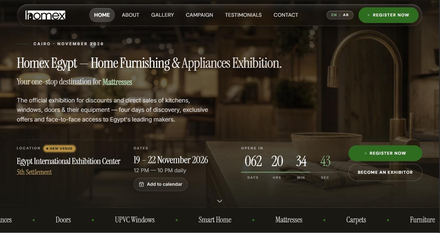 HOMEX website